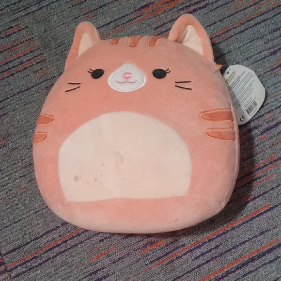 Squishmallows Peach Cat Plush Toy - Picture 1 of 5